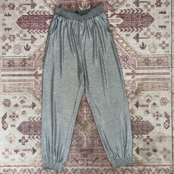 Fun Silver Anthropologie Pant - Picture 3 of 6